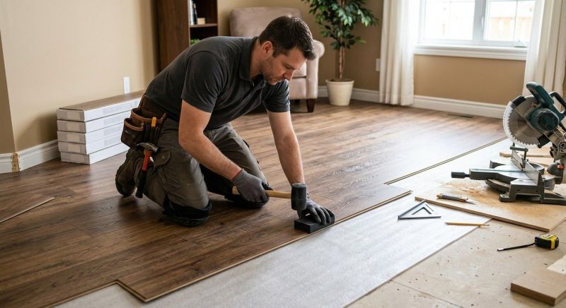 Laminate Floor Installation in Will County, IL