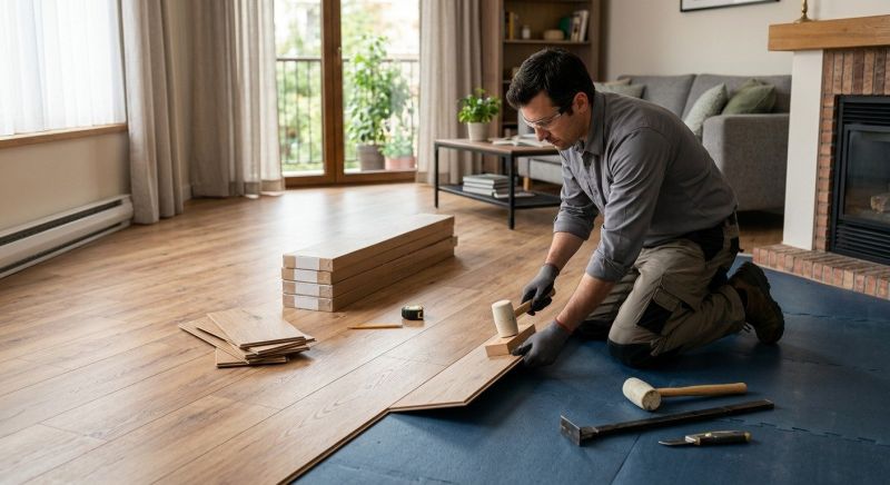Laminate Floor Installation in Minooka, IL