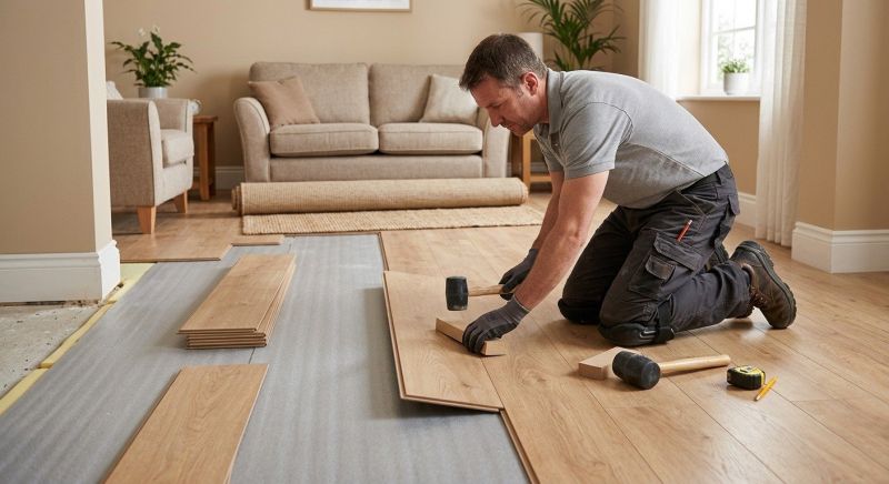 Laminate Floor Installation in Oswego, IL