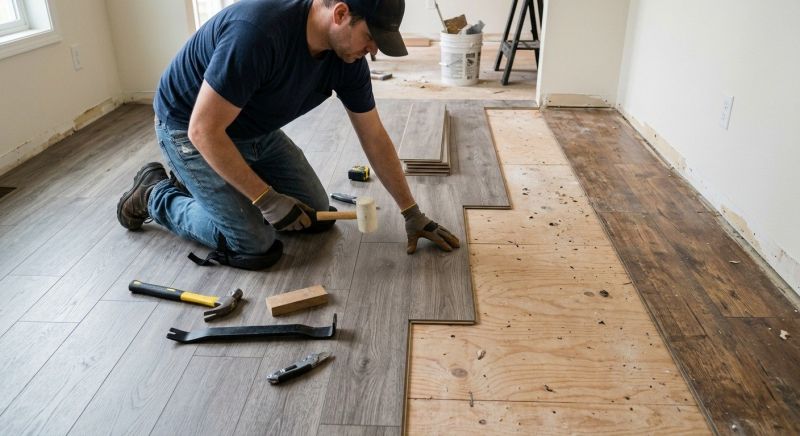 Laminate Floor Replacement in Plainfield, IL