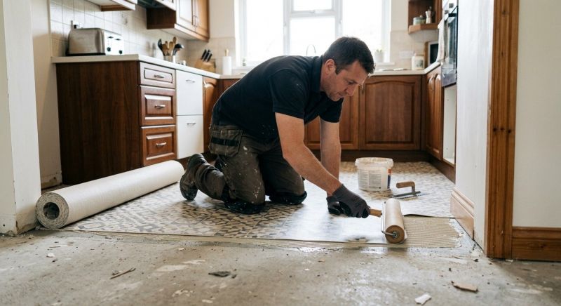 Linoleum Floor Installation in Dupage County, IL