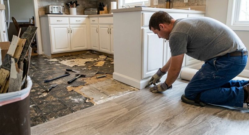 Linoleum Floor Installation in Lockport, IL