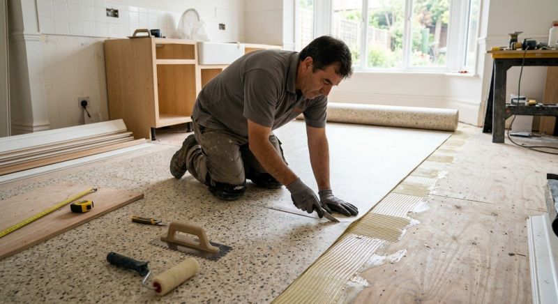 Linoleum Floor Installation in Naperville, IL