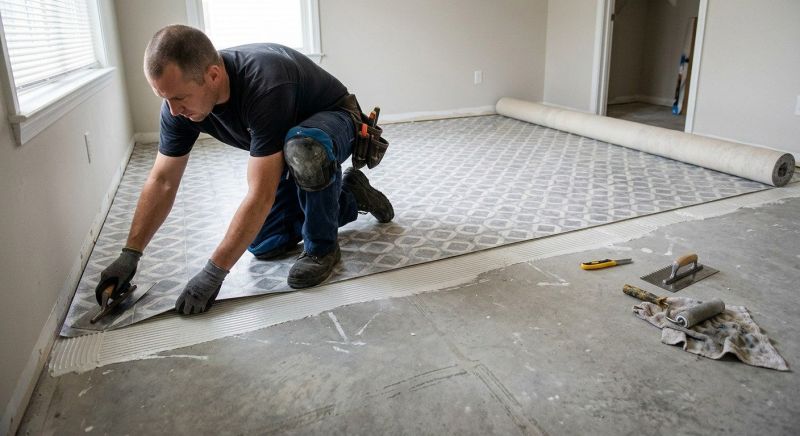 Sheet Flooring Installation in Brookfield, IL