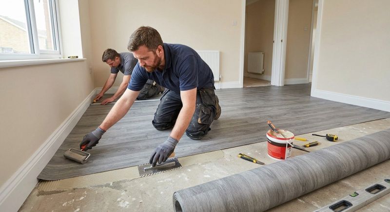 Sheet Flooring Installation in Frankfort, IL