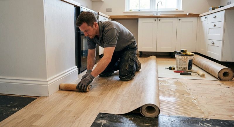 Sheet Linoleum Installation in Villa Park, IL
