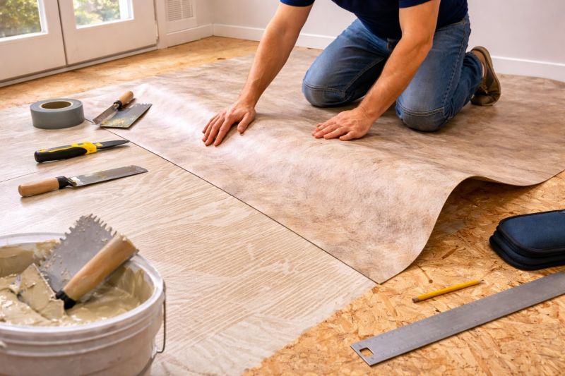 Sheet Vinyl Installation in Plainfield, IL