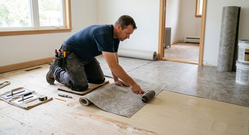 Sheet Vinyl Installation in Plainfield, IL