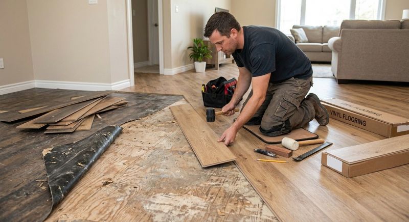 Vinyl Flooring Installation in Minooka, IL
