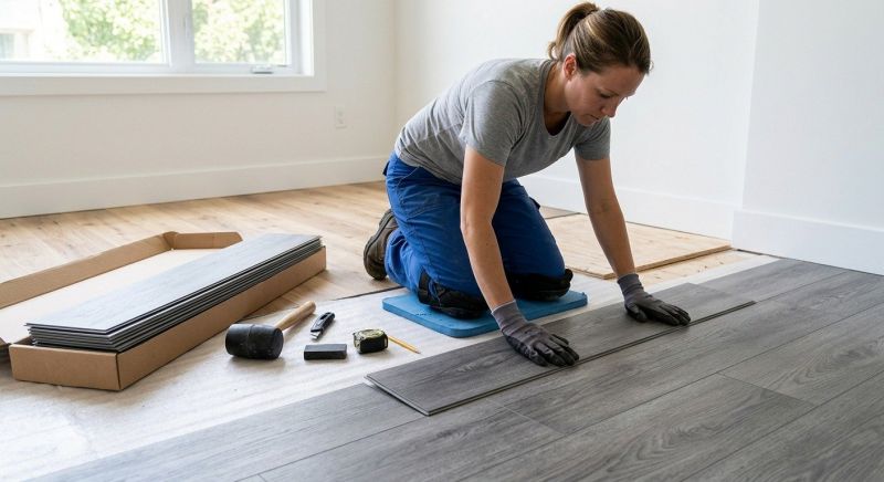 Vinyl Tile Installation in Plainfield, IL